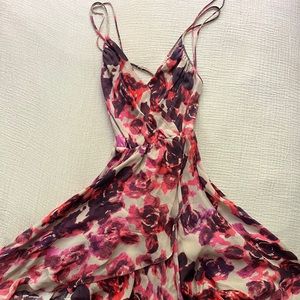 Haute Hippee floral cocktail dress